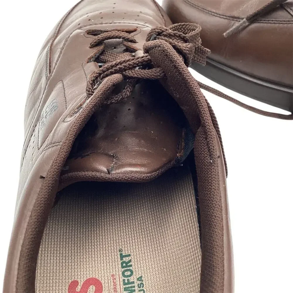 SAS Men's Time Out Walking Shoes Brown Size 13.5‎ Casual Sneaker